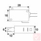 Mikrokapcsoló, ON/ON (SPDT) 4A(16A) 250V