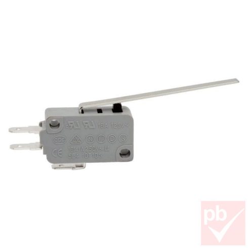 Mikrokapcsoló, karos ON/ON (SPDT) 4A(16A) 250V
