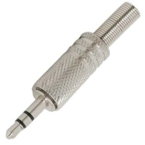 Jack dugó, 3.5mm sztereó, fém ház