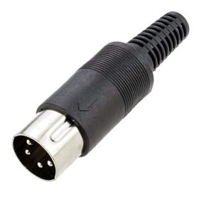 DIN dugó, lengő, 4-pin, 260°