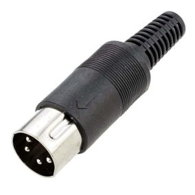 DIN dugó, lengő, 4-pin, 260°