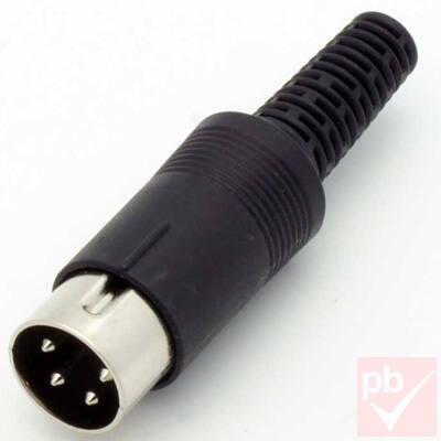 DIN dugó, lengő, 4-pin, 260°
