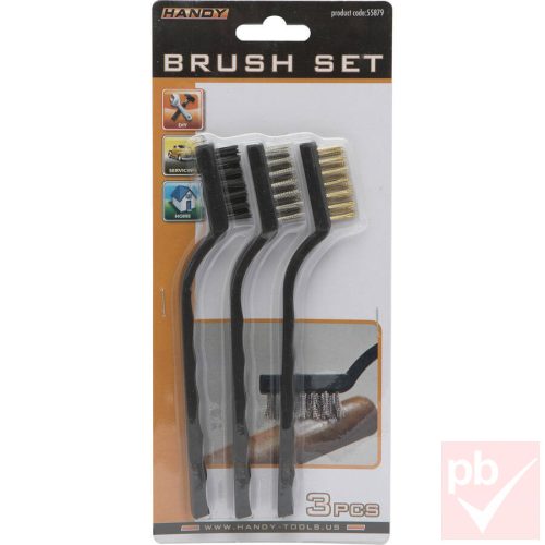 Handy 55879 3db-os drótkefe szett