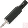 Jack dugó, 3.5mm mono, műanyag ház