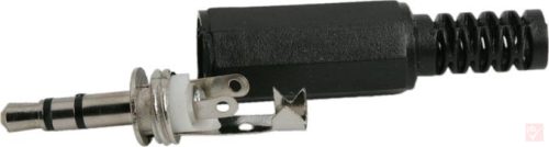 Jack dugó, 3.5mm sztereó, műanyag ház