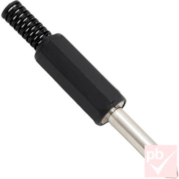 Jack dugó, 6.3mm mono, műanyag ház