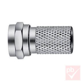 F dugó, 6~7mm nikkelezett (Hirschmann)