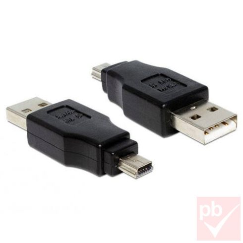 USB 2.0 átalakító, "A" dugó - mini "B" dugó