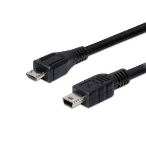 USB 2.0 Mini B <-> Micro B összekötő kábel 1.0m