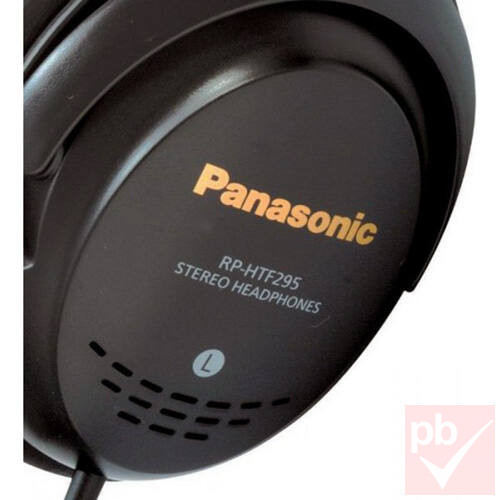 Panasonic AV Monitor fekete HiFi fejhallgató, 5m OFC kábellel