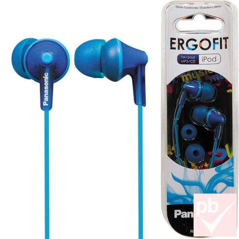 Panasonic ErgoFit dinamikus fülhallgató (kék)