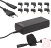 Delight 90W univerzális laptop töltő 10db különböző csatlakozóval