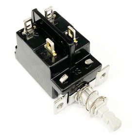 Nyomókapcsoló, 2 körös, 2 állású, 4 láb, 250V 10A