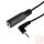 Audio átalakító, Jack 2.5mm 90° sztereó dugó - Jack 3.5mm sztereó aljzat 20cm