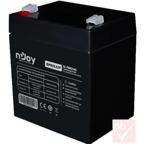 NJoy GP05122F akkumulátor (12V 5Ah)