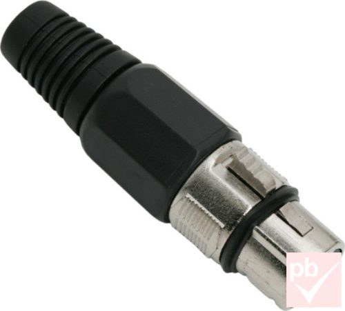 XLR 3p. anya lengő csatlakozó