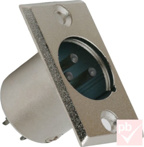 XLR 3p. apa beépíthető csatlakozó