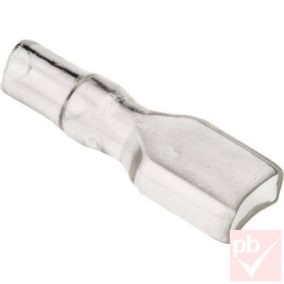  Kábelsaru szigetelés, 4.8mm anya csatlakozóhoz, transzparens fehér