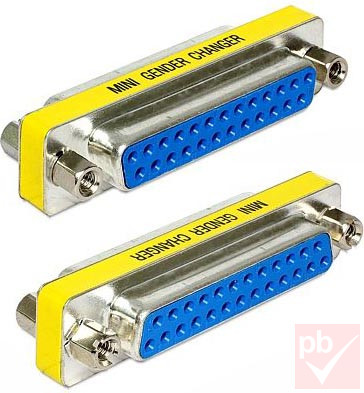 D-SUB toldó, 25p. 2 soros (anya/anya)