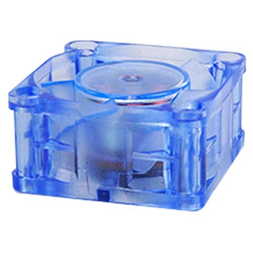 Akasa 4cm ventilátor kék LED világítással, 12V, 5000rpm, 40x40x20mm