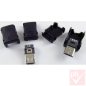   USB 2.0 micro B 5pin lengő apa csatlakozó műanyag házzal (v1)
