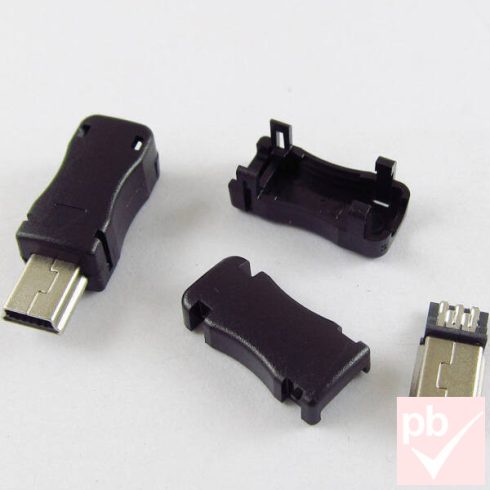 USB 2.0 mini B 5p. szerelhető dugó