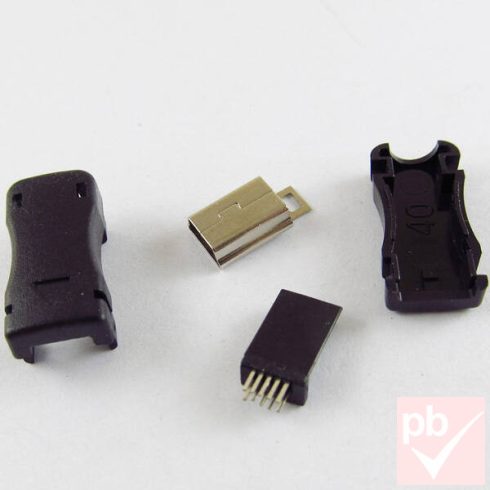 USB 3.0 mini B 10p. szerelhető dugó