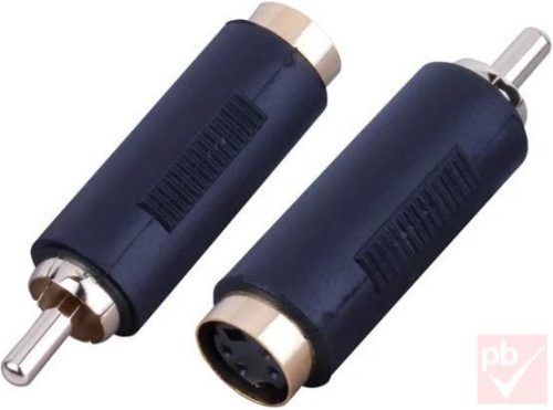 Video átalakító, RCA dugó - SVHS aljzat