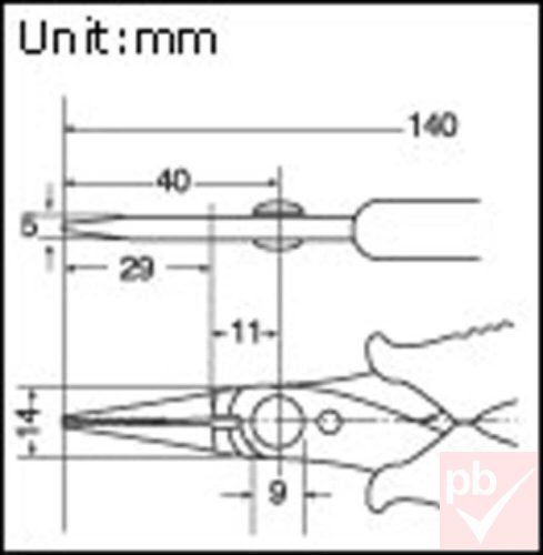 Pro's Kit PK-5102-E rádiós fogó