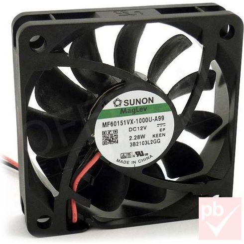 Sunon MagLev MF60151VX-1000U-A99 ventilátor (12V DC 2.28W 60x60x15mm)