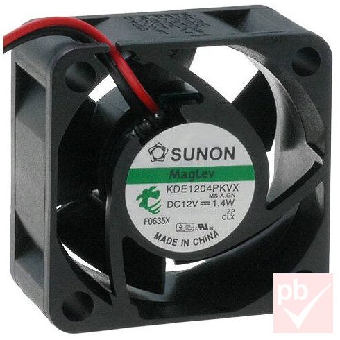 Sunon KDE1204PKVX ventilátor (12V DC 1.6W 40x40x20mm)
