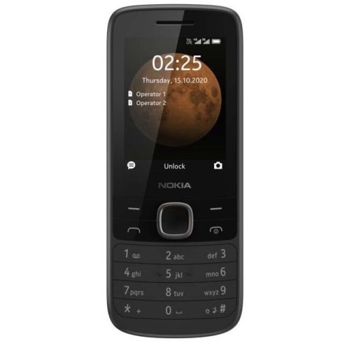 Nokia 225 4G Dual SIM fekete kártyafüggetlen mobiltelefon (mintadarab)