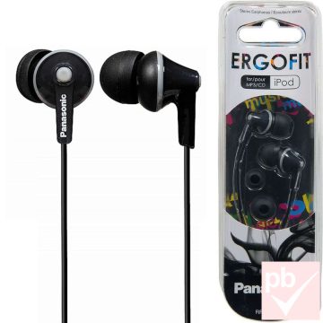 Panasonic ErgoFit dinamikus fülhallgató (fekete)