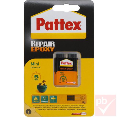 Pattex univerzális kétkomponensű epoxi ragasztó 6g