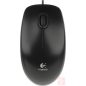 Logitech B100 fekete USB optikai egér