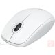 Logitech B100 fehér USB optikai egér
