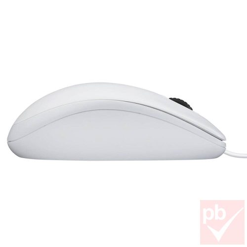 Logitech B100 fehér USB optikai egér
