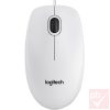 Logitech B100 fehér USB optikai egér