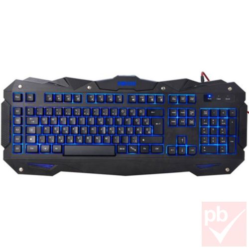 Kolink KBV8 RGB LED USB billentyűzet (fekete, HUN)