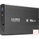 nBase 3.5" USB 3.0 SATA külső SSD/HDD ház (alu)