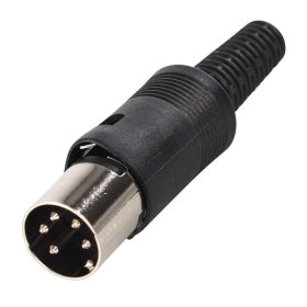 DIN dugó, lengő, 5-pin, 240°