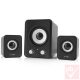 Logic LS-20 fekete 2.1 hangfalszett