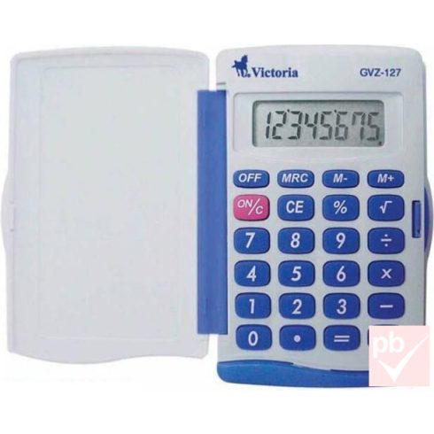 Victoria GVZ-127 keményfedeles számológép