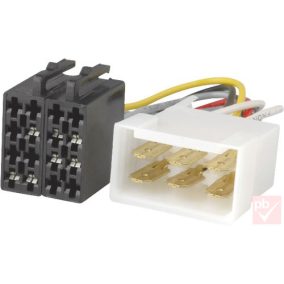   4CarMedia ZRS-AS-17B Fiat gyári csatlakozó aljzat -> 2x ISO dugó átalakító