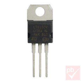 IC, Feszültség stabilizátor 15V 1.5A TO220 L7815CV