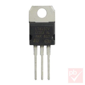 IC, Feszültség stabilizátor 15V 1.5A TO220 L7815CV