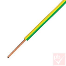 MCU kábel zöld/sárga H07V-U 1x1.5mm²
