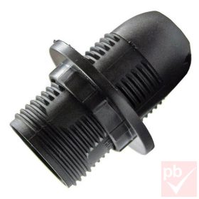   Lámpafoglalat E27 műanyag, függő, fekete (250V AC, 4A, max. 60W)