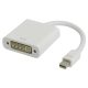 Monitor átalakító, mini Displayport dugó -> DVI-I aljzat, 0.2m