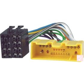   4CarMedia ZRS-AS-21B Mazda gyári csatlakozó aljzat -> 2x ISO dugó átalakító